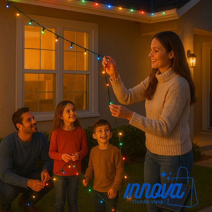 LUCES CON PANEL SOLAR