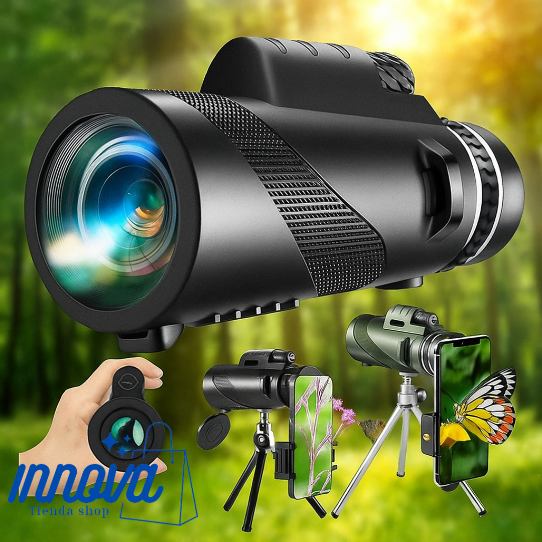 TELESCOPIO MONOCULAR 4K CON TRIPODE HD