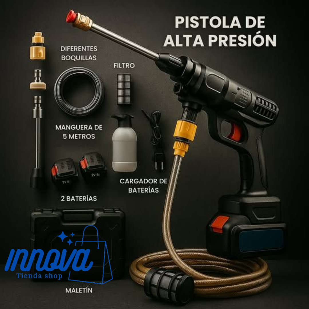 PISTOLA HIDROLAVADORA CON MALETIN