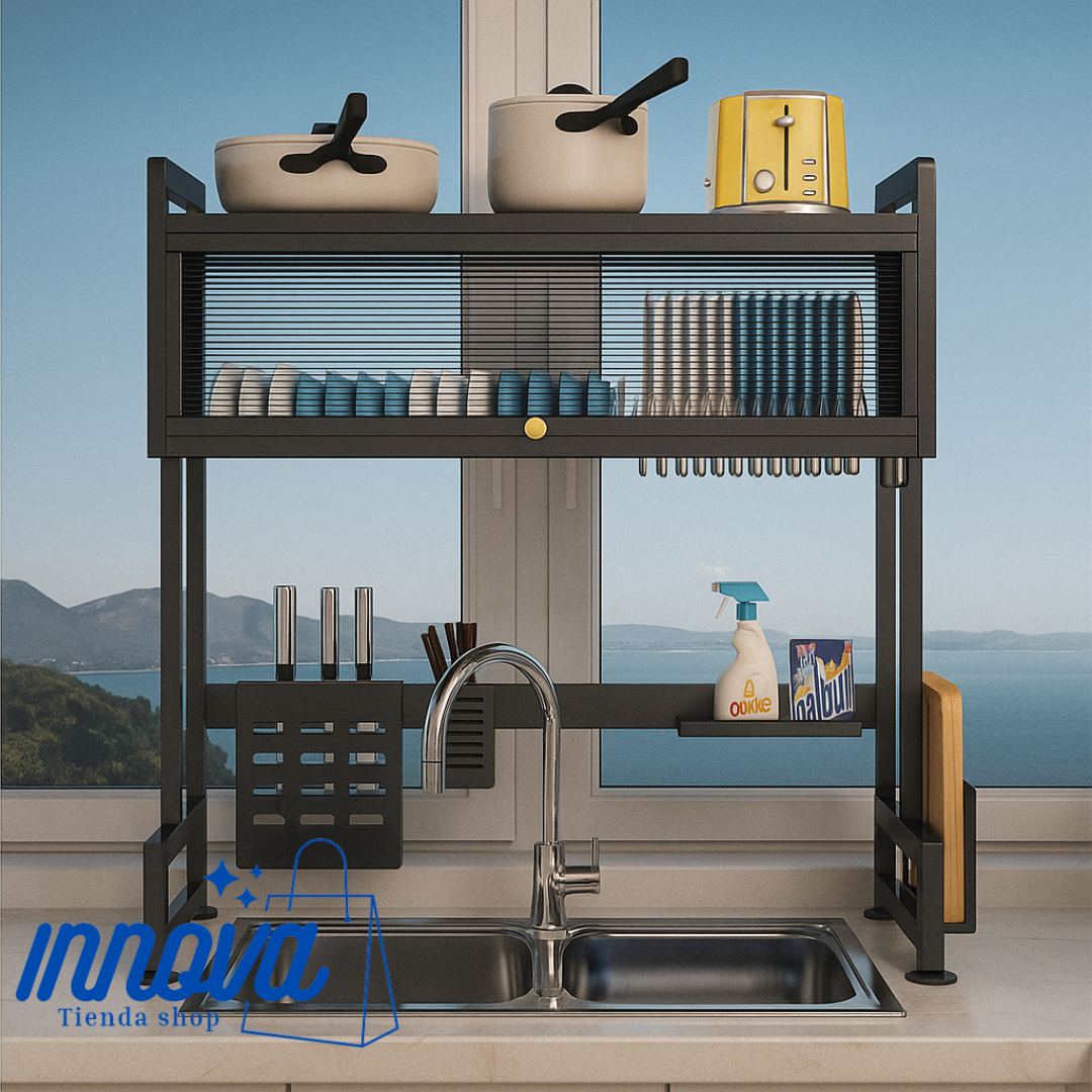 PLATERA CON VITRINA DE 2 POZOS