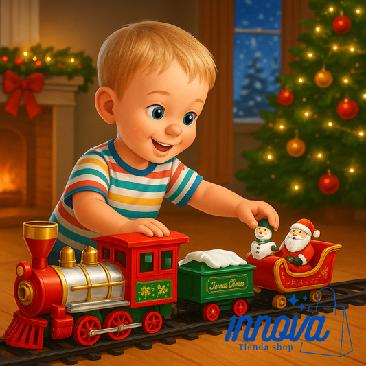 TREN DE NAVIDAD CON PISTA