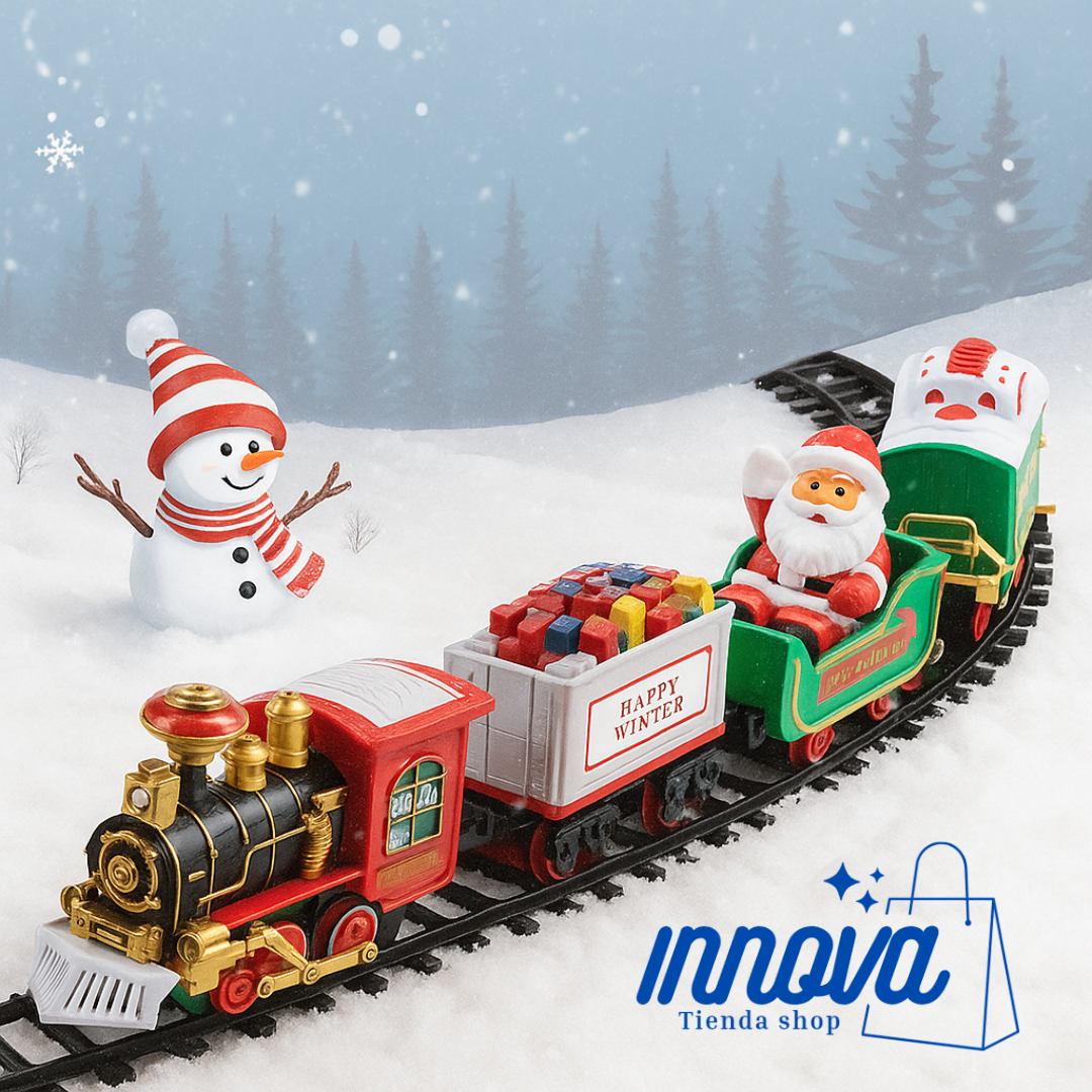 TREN DE NAVIDAD CON PISTA